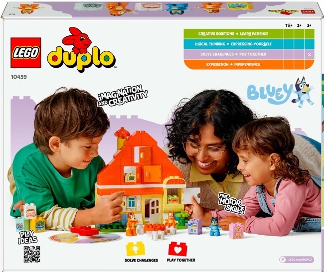 LEGO 10459 DUPLO Bluey Семейный дом Блуи с игрой на запоминание фото
