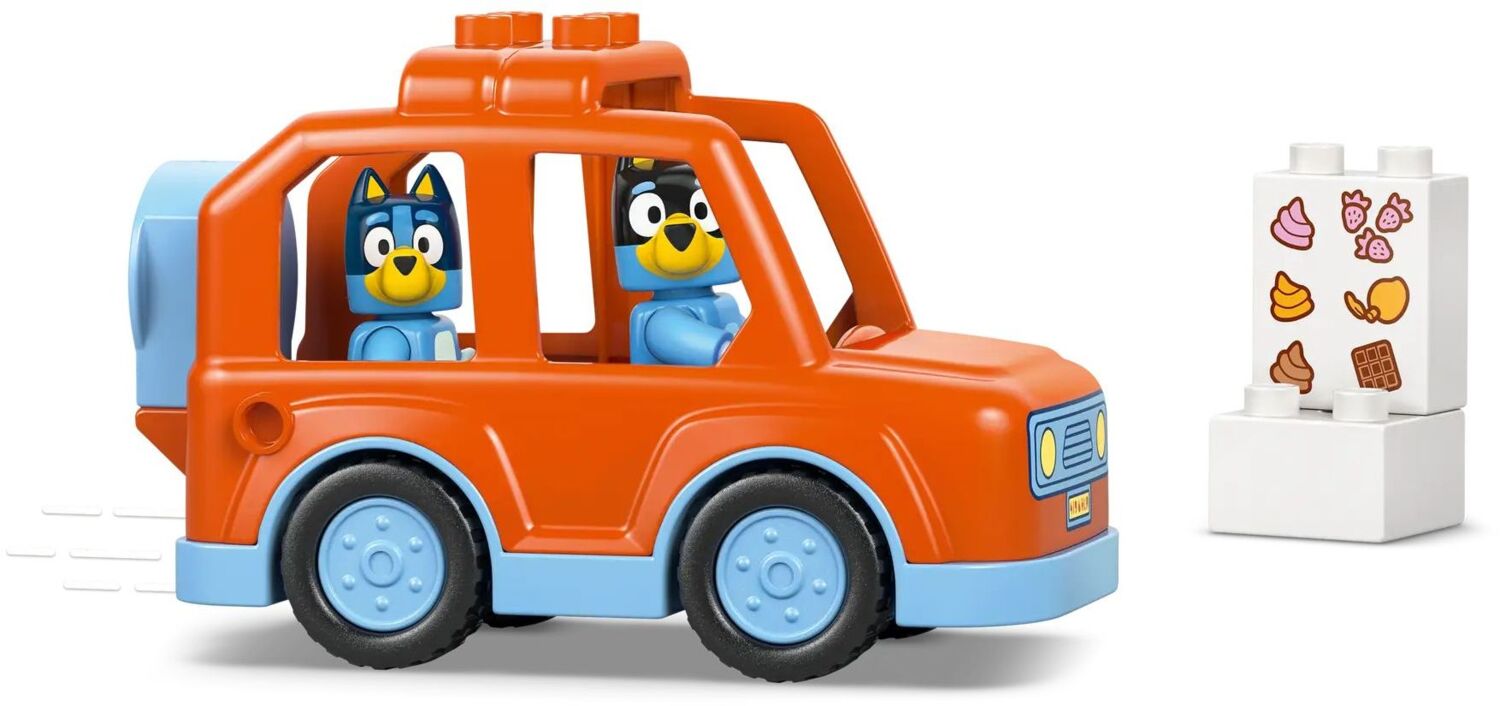 LEGO 10458 DUPLO Bluey Путешествие с мороженым и Блуи фото