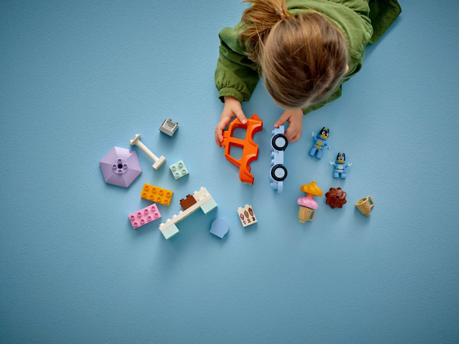 LEGO 10458 DUPLO Bluey Путешествие с мороженым и Блуи фото