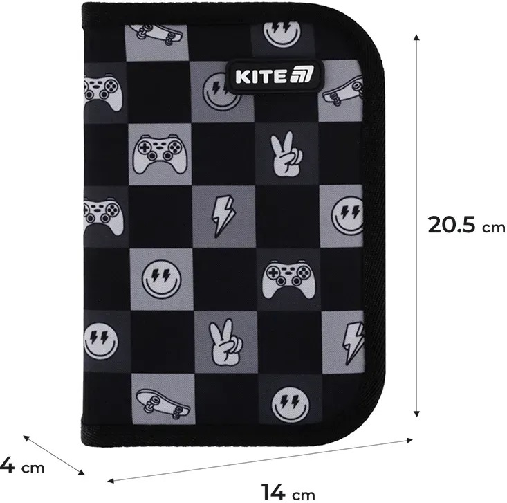 Пенал Kite без наповнення 621 Game On (k25-621-4)фото4