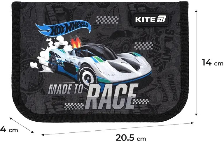 Пенал Kite без наповнення 621 Hot Wheels (hw25-621)фото4