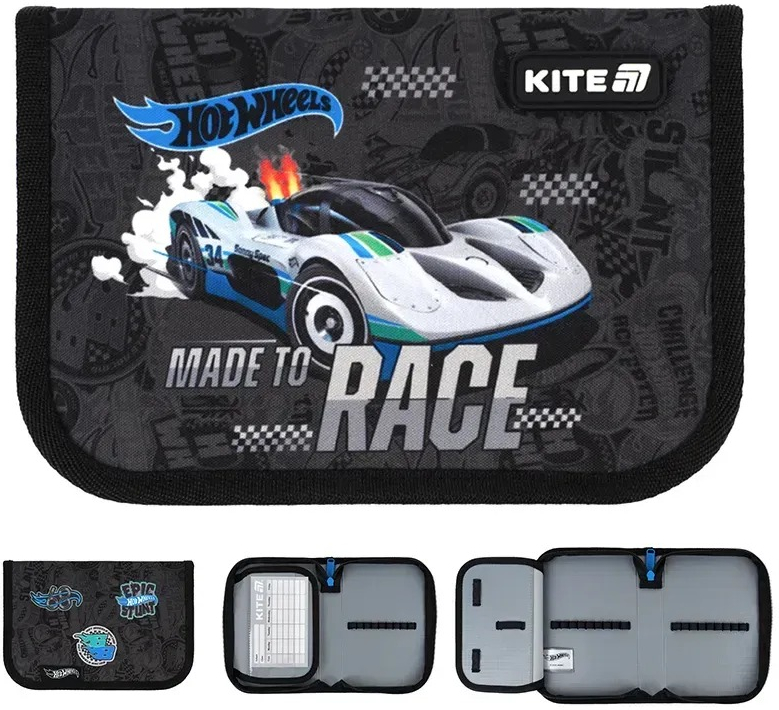 Пенал Kite без наповнення 621 Hot Wheels (hw25-621)фото3