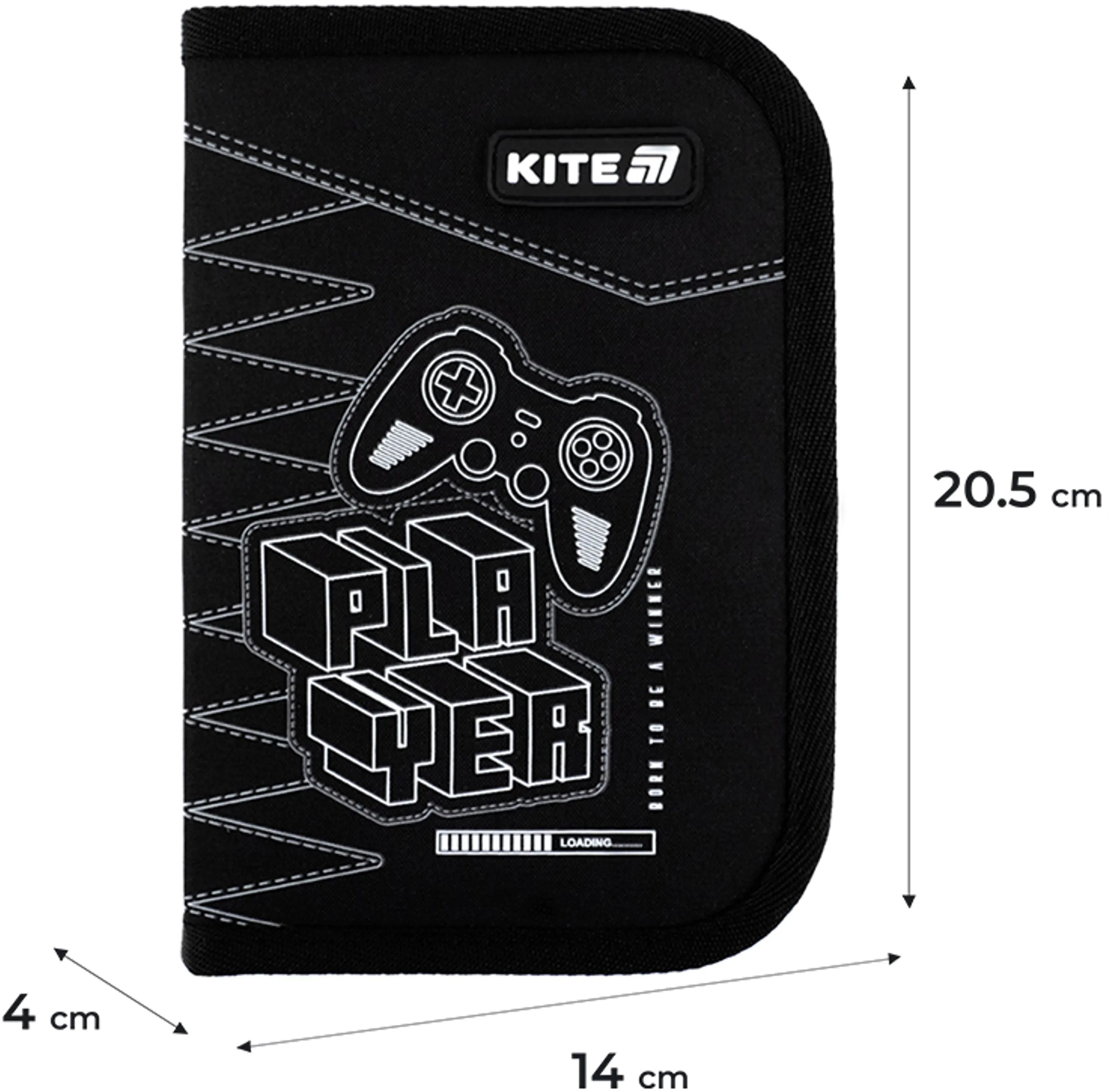 Пенал Kite без наповнення 622 Player (k25-622-6)фото