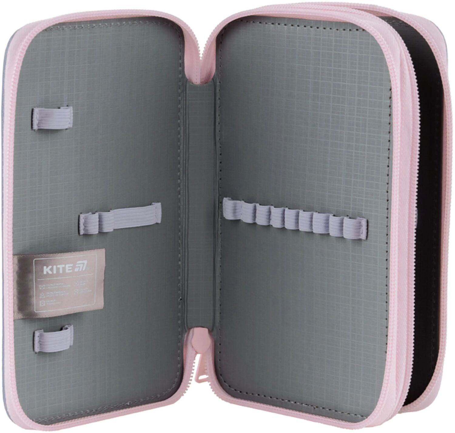 Пенал Kite 2 від., без наповнення 623 College Line Girl (k25-623-1)фото