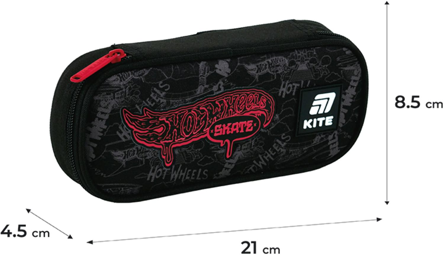 Пенал Kite 662-1 Hot Wheels (hw25-662-1)фото