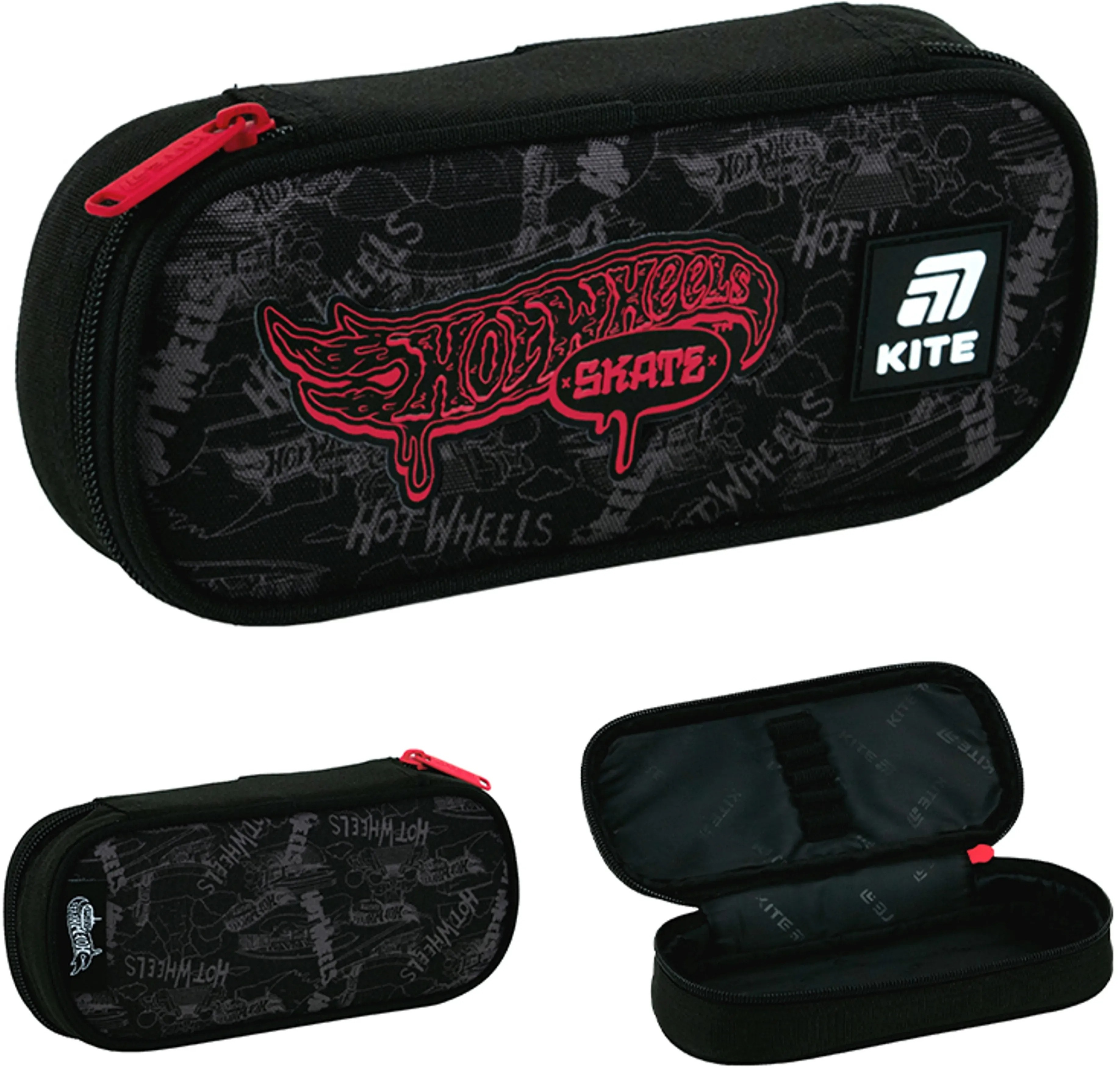 Пенал Kite 662-1 Hot Wheels (hw25-662-1)фото2