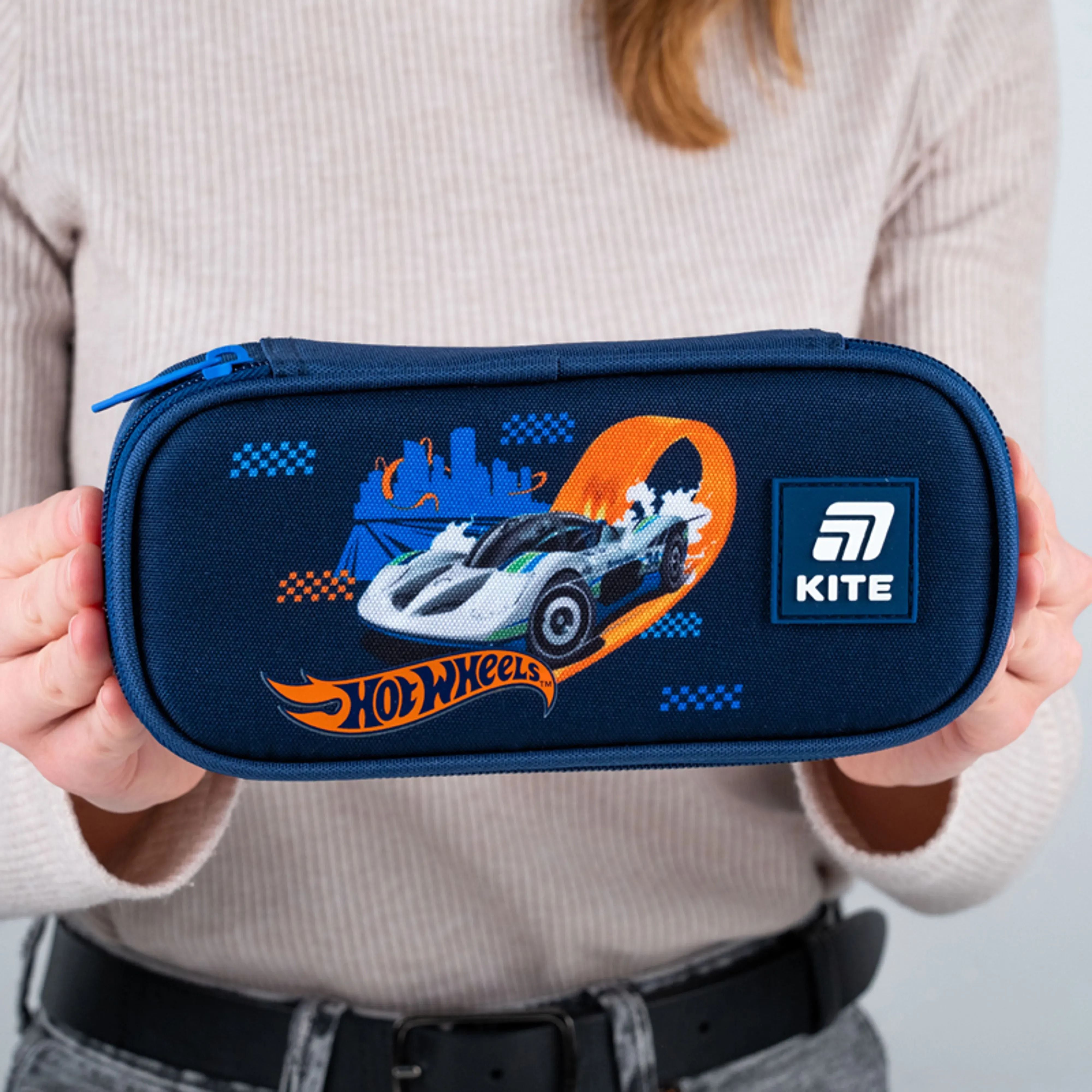Пенал Kite 662-2 Hot Wheels (hw25-662-2)фото