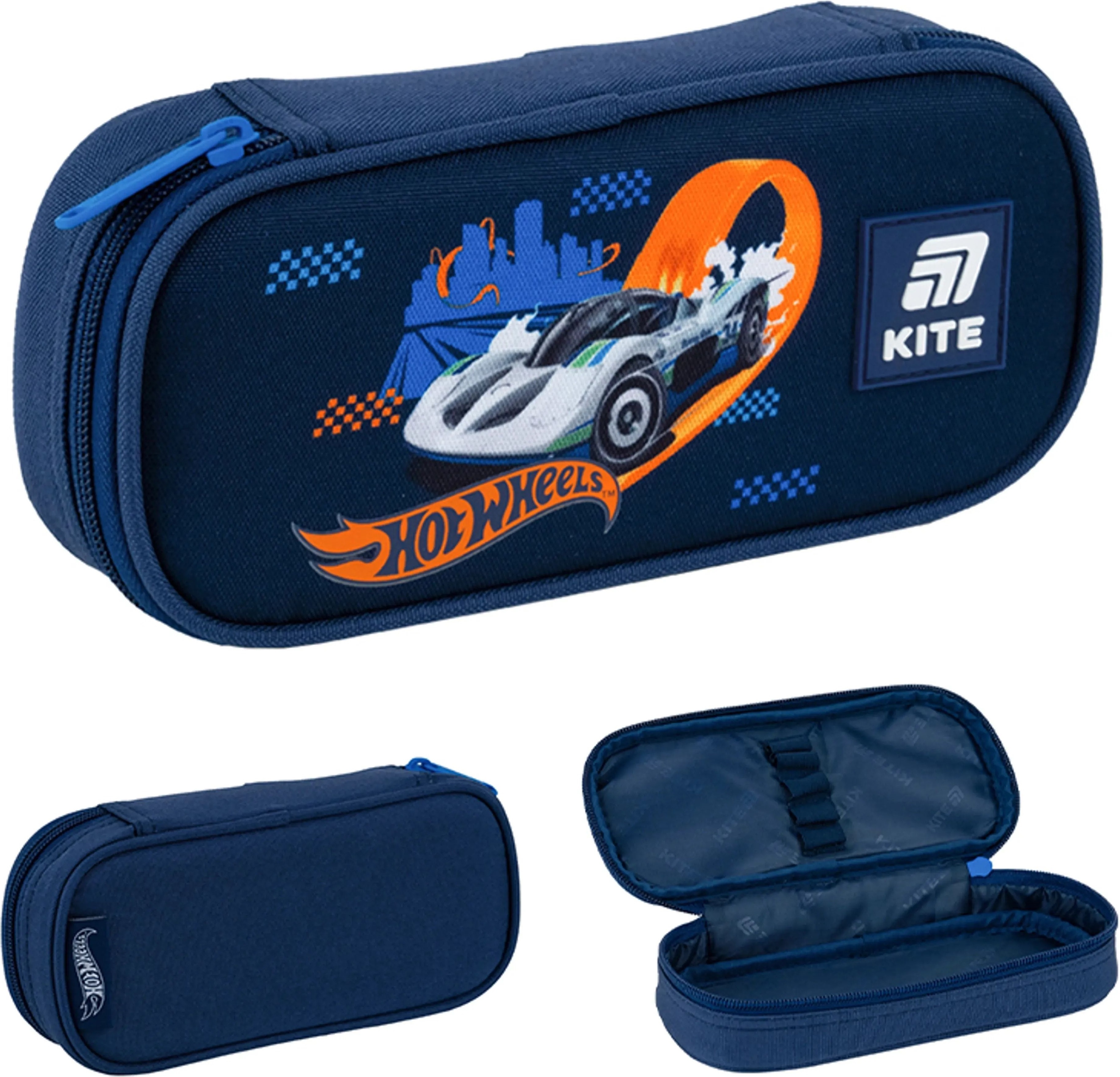 Пенал Kite 662-2 Hot Wheels (hw25-662-2)фото