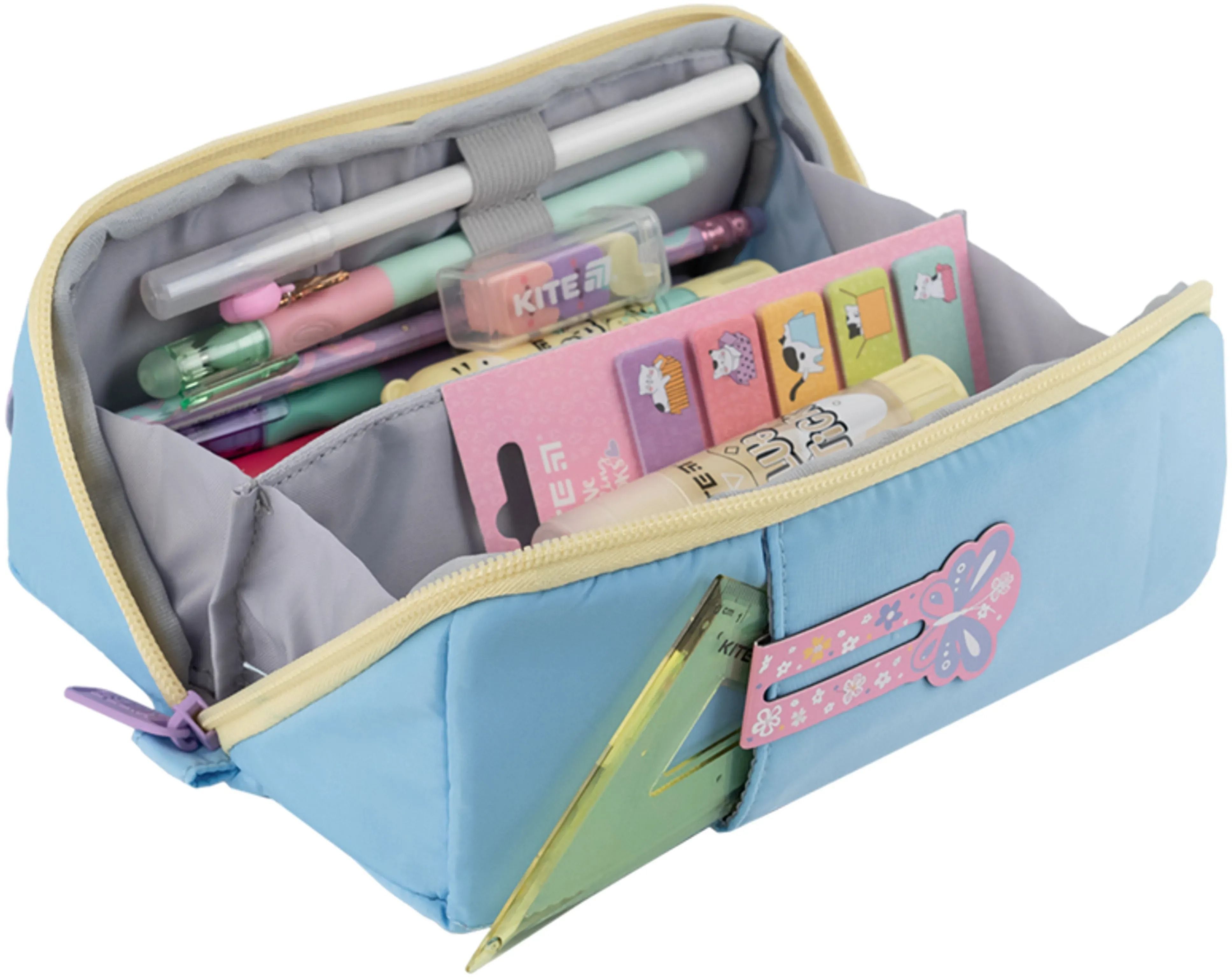 Пенал Kite 2702-4 блакитно-фіолетовий (k25-2702-4)фото4