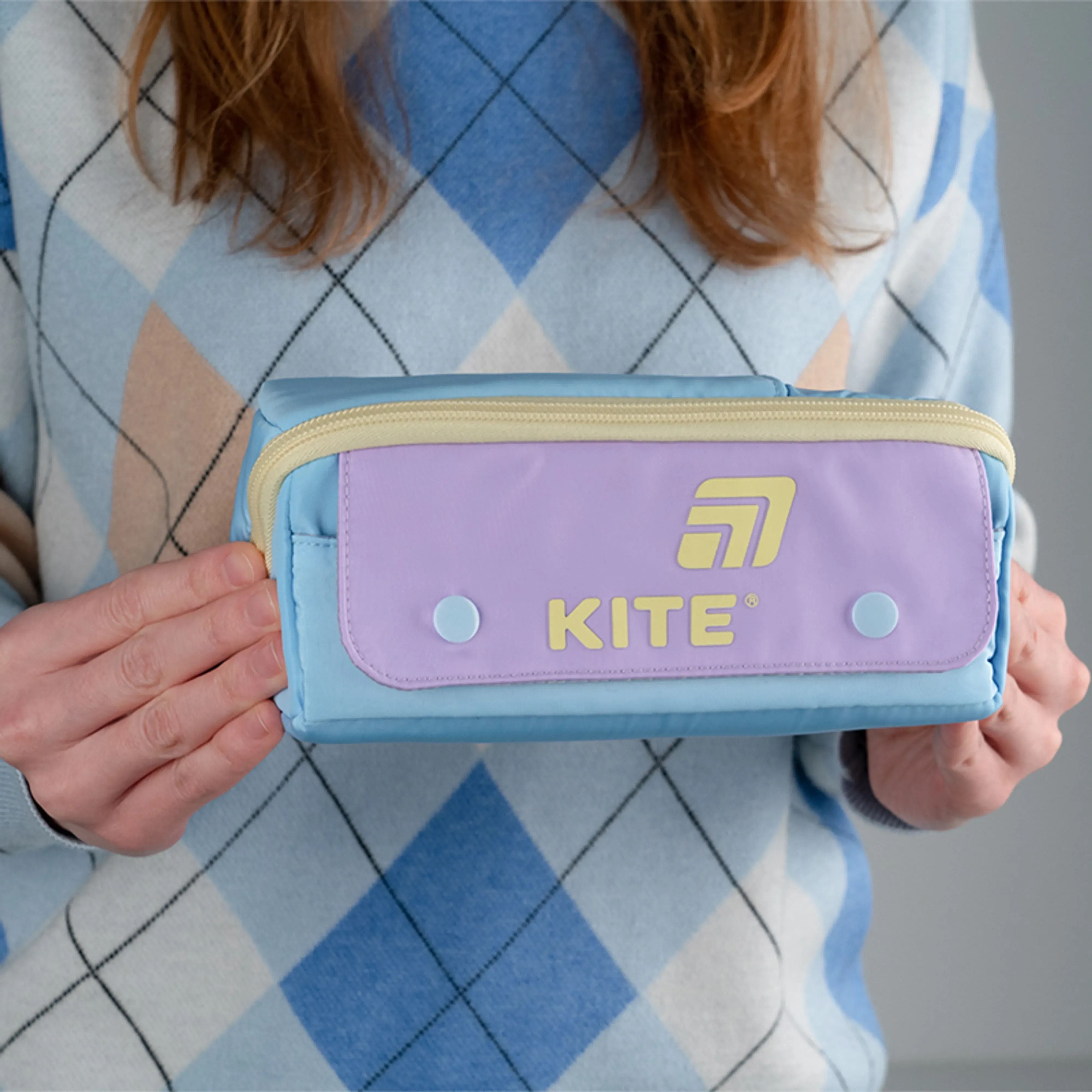 Пенал Kite 2702-4 блакитно-фіолетовий (k25-2702-4)фото7
