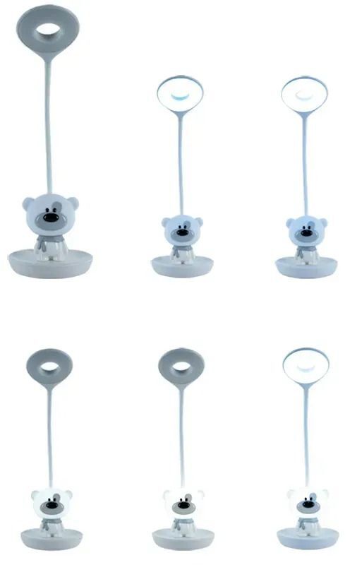 Настольная лампа Kite LED с аккумулятором Bear, белый (k24-492-2-1) фото 4