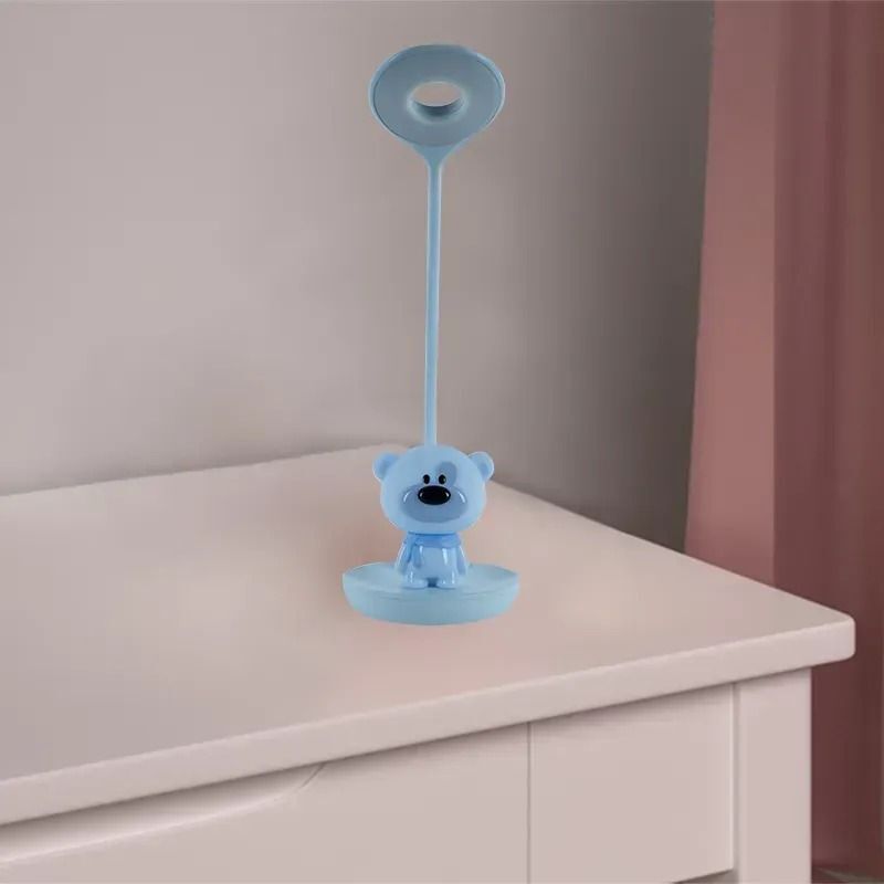 Настольная лампа Kite LED с аккумулятором Bear, синий (k24-492-2-3) фото 6
