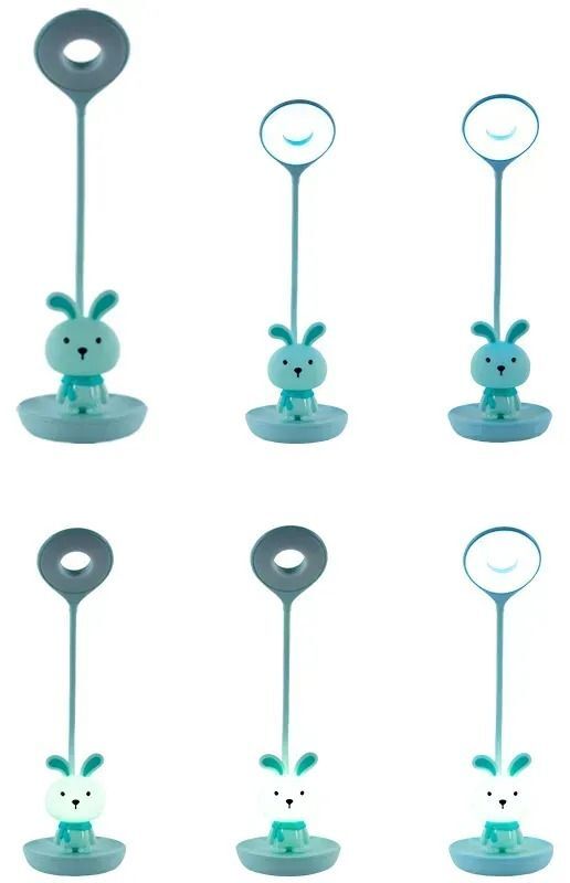 Настольная лампа Kite LED с аккумулятором Bunny, зеленый (k24-492-1-4) фото 4