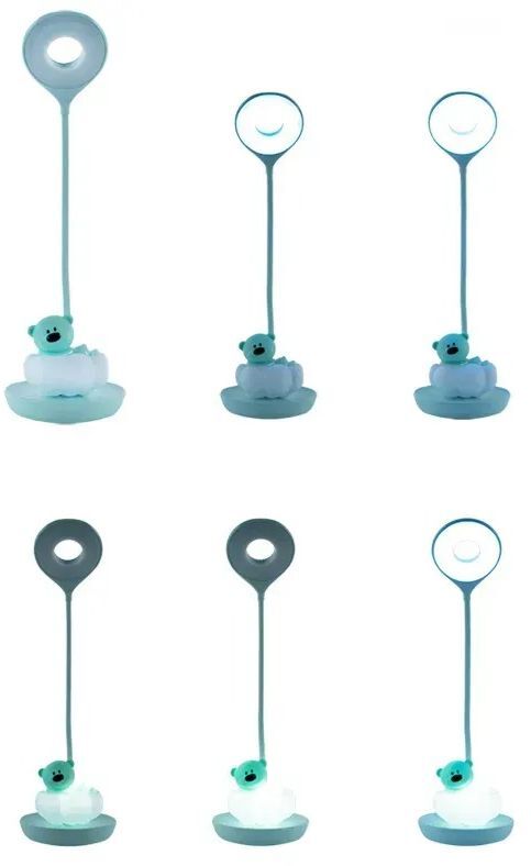 Настольная лампа Kite LED с аккумулятором Cloudy Bear, зеленый (k24-493-2-4) фото 4