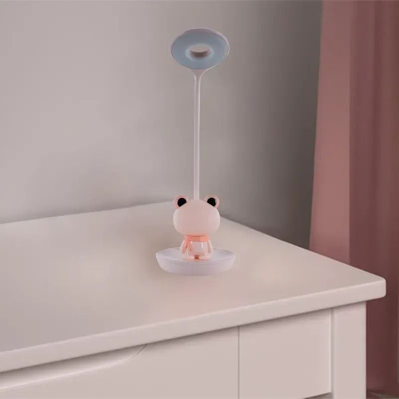 Настольная лампа Kite LED с аккумулятором Froggy, розовый (k24-492-3-2) фото 6