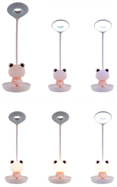 Настольная лампа Kite LED с аккумулятором Froggy, розовый (k24-492-3-2) фото 4