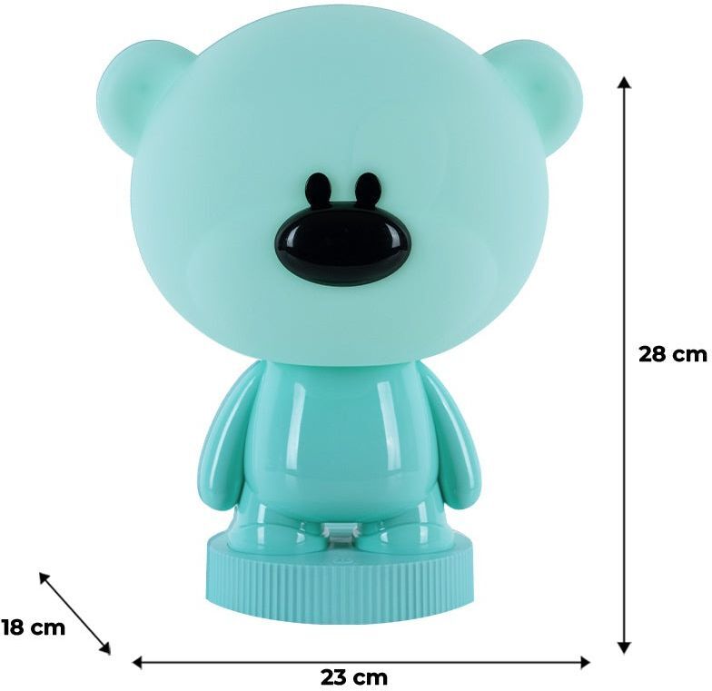 Светильник-ночник Kite LED с аккумулятором Bear, зеленый (k24-490-2-4) фото 3