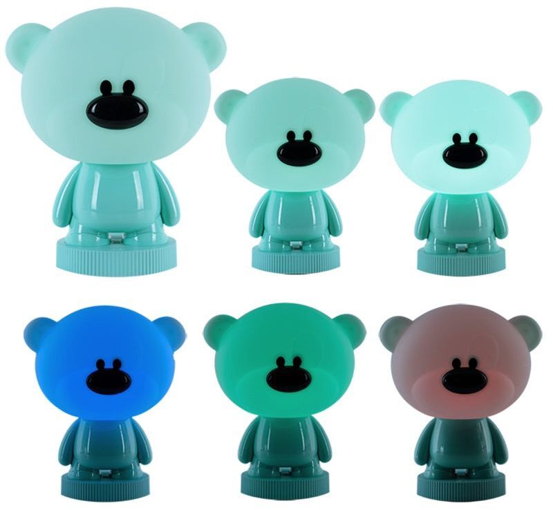 Светильник-ночник Kite LED с аккумулятором Bear, зеленый (k24-490-2-4) фото 4