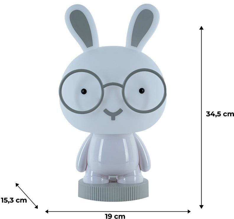 Светильник-ночник Kite LED с аккумулятором Bunny, белый (k24-490-1-1) фото 3