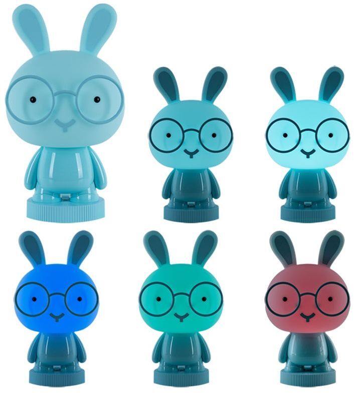 Светильник-ночник Kite LED с аккумулятором Bunny, синий (k24-490-1-3) фото 4