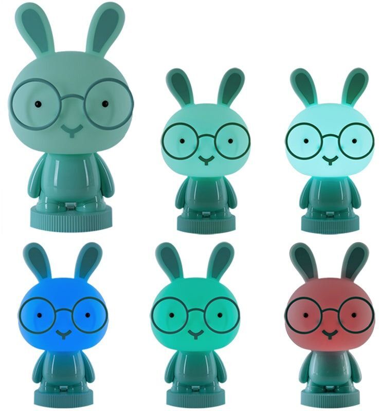 Светильник-ночник Kite LED с аккумулятором Bunny, зеленый (k24-490-1-4) фото 4