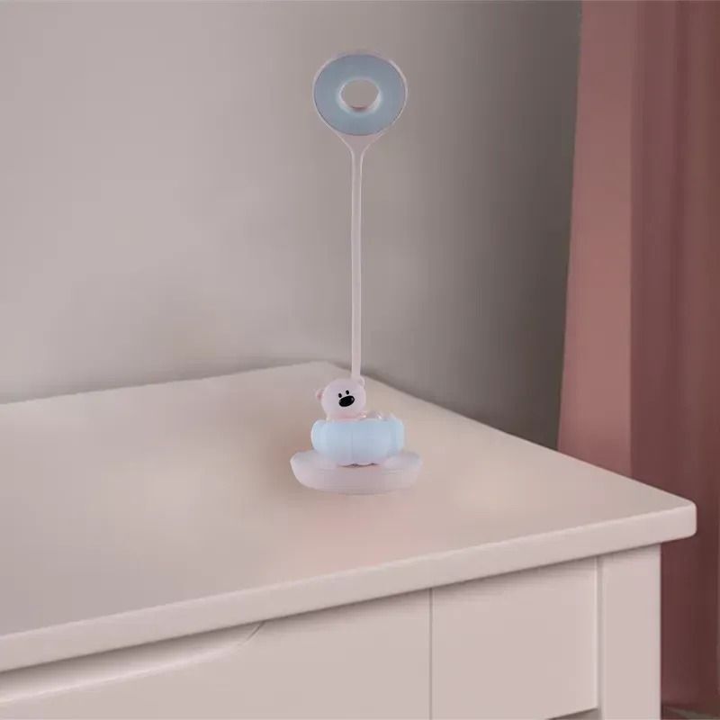 Настольная лампа Kite LED с аккумулятором Cloudy Bear, розовый (k24-493-2-2) фото 6