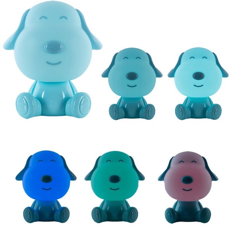 Светильник-ночник Kite LED с аккумулятором Doggy, синий (k24-491-3-3) фото 4