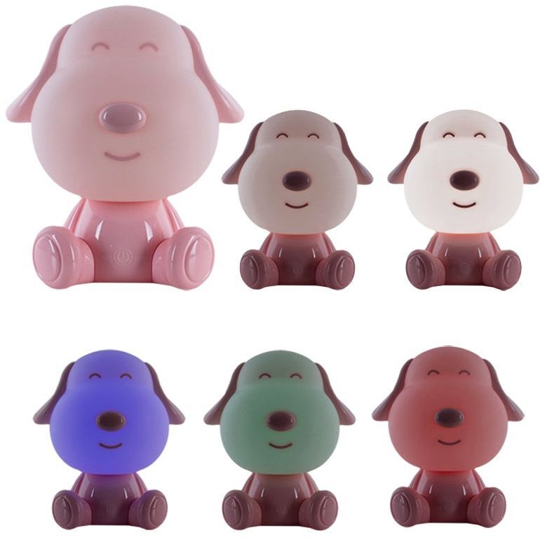 Светильник-ночник Kite LED с аккумулятором Doggy, розовый (k24-491-3-2) фото 4