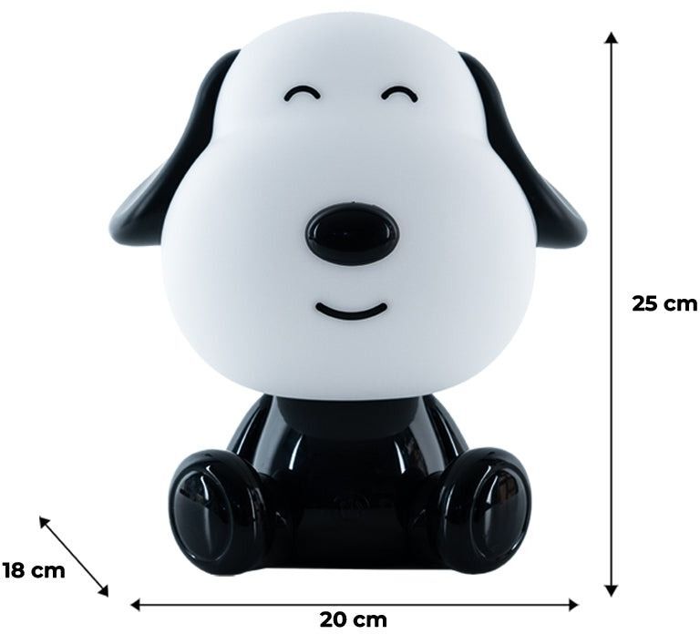 Светильник-ночник Kite LED с аккумулятором Doggy, черно-белый (k24-491-3-4) фото 3