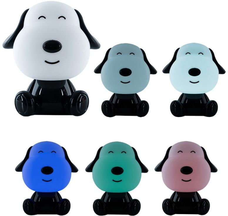 Светильник-ночник Kite LED с аккумулятором Doggy, черно-белый (k24-491-3-4) фото 4