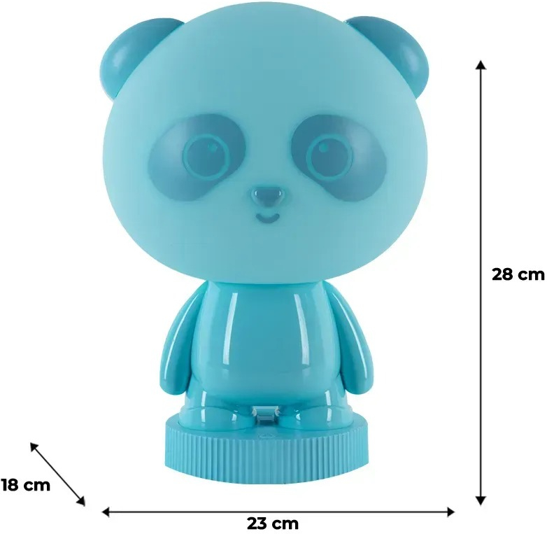 Світильник-нічник Kite LED з акумулятором Panda, блакитний (k24-490-3-3)фото3