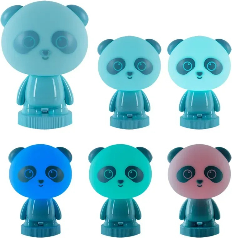 Світильник-нічник Kite LED з акумулятором Panda, блакитний (k24-490-3-3)фото4