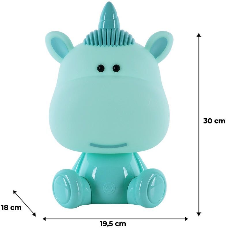 Светильник-ночник Kite LED с аккумулятором Unicorn, зеленый (k24-491-1-4) фото 3