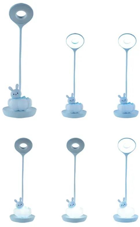 Настольная лампа Kite LED с аккумулятором Cloudy Bunny, синий (k24-493-1-3) фото 4
