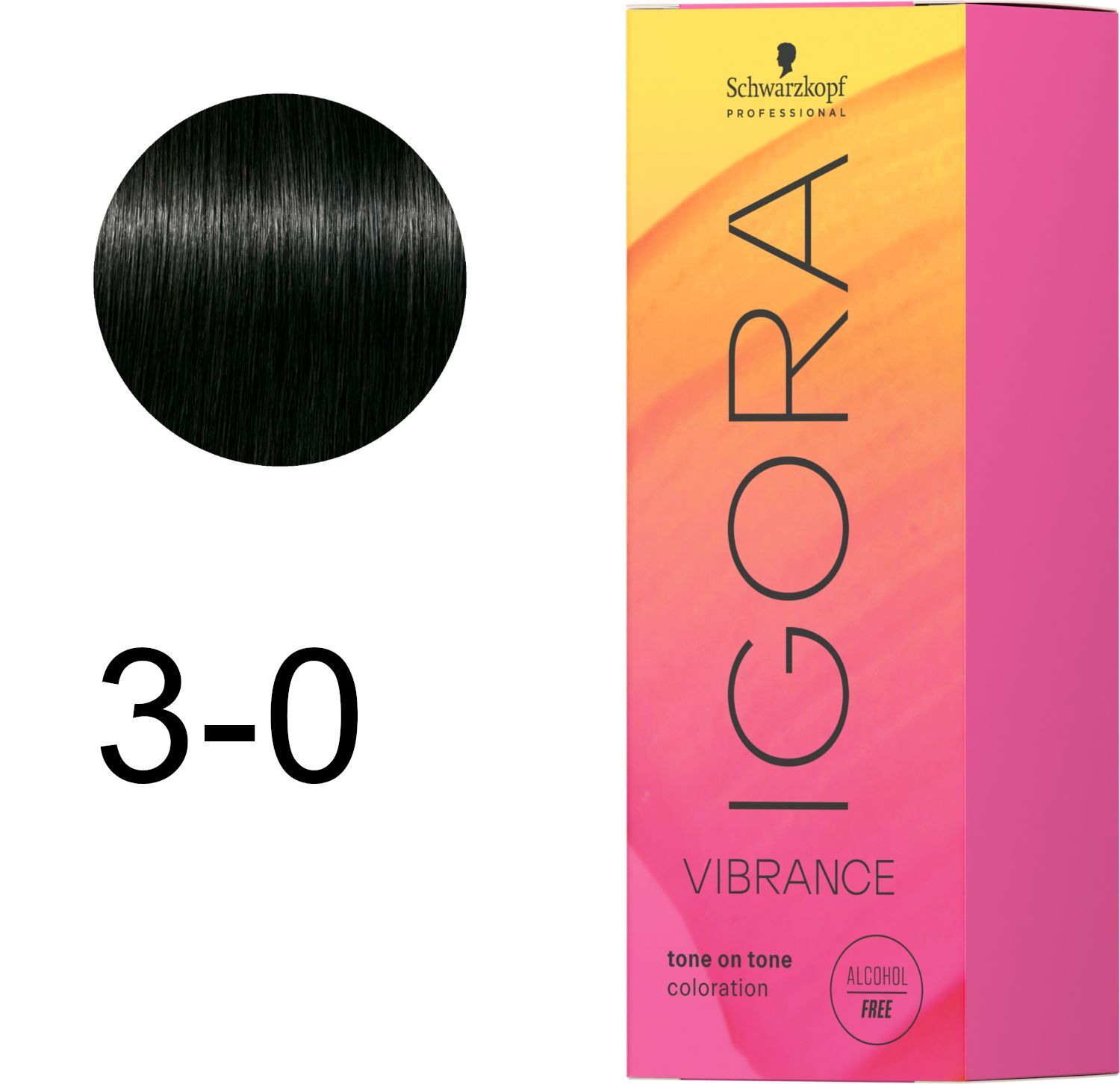 Фарба для волосся Igora Vibrance 3-0 Темно-коричневий натуральний 60 млфото2