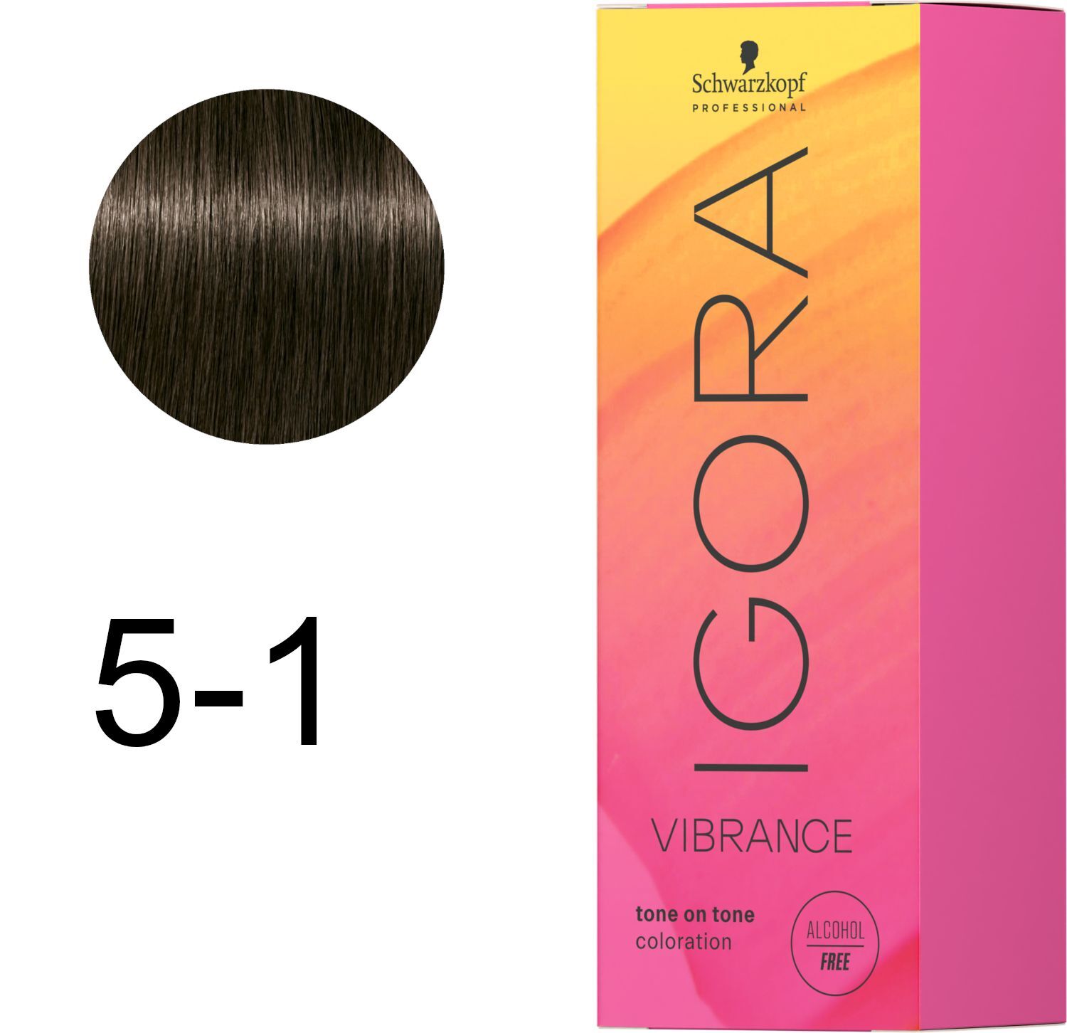 Фарба для волосся Igora Vibrance 5-1 Світло-коричневий попелястий 60 млфото2