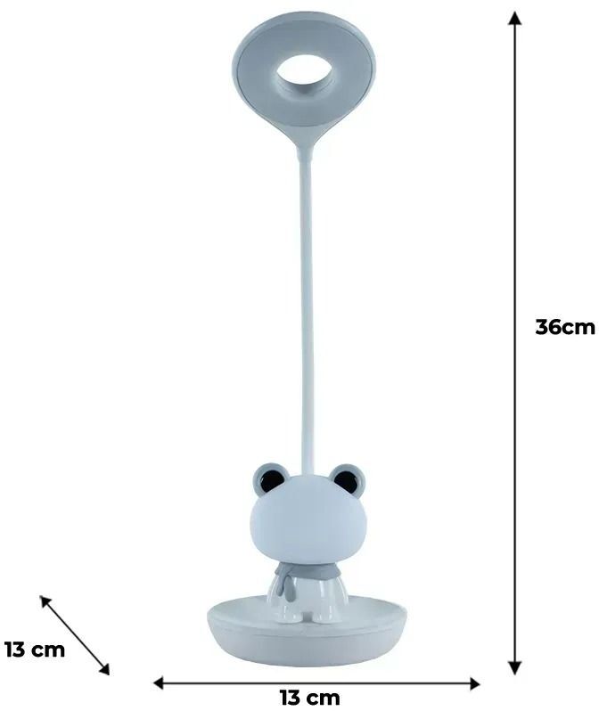 Настольная лампа Kite LED с аккумулятором Froggy, белый (k24-492-3-1) фото 5