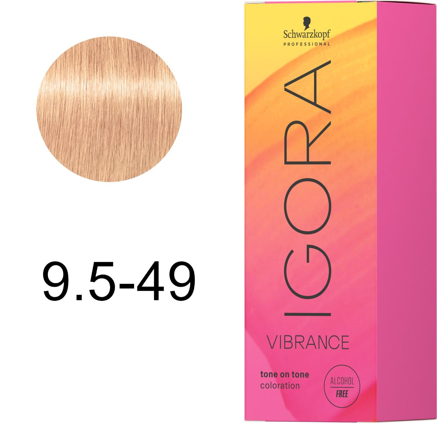 Фарба для волосся Igora Vibrance 9,5-49 Тонер бежево-фіолетовий 60 млфото2