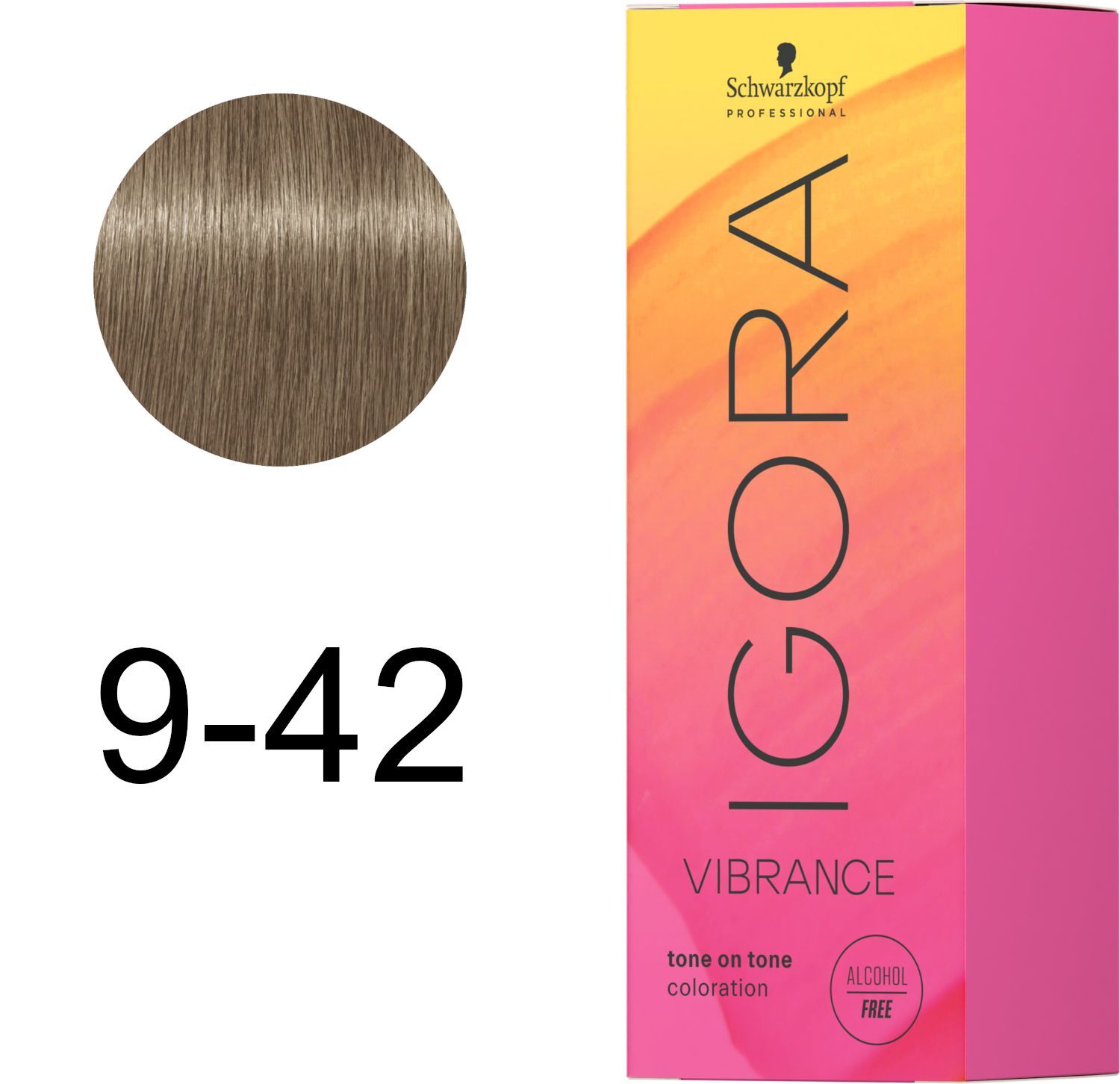 Краска для волос Igora Vibrance 9-42 Экстра светло-русый бежево-пепельный 60 мл фото 