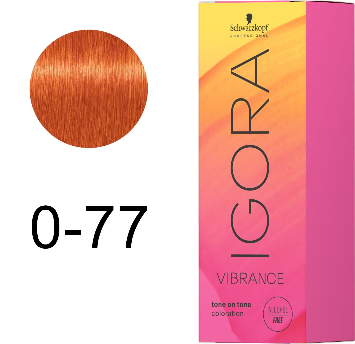 Фарба для волосся Igora Vibrance 0-77 Бустер мідний концентрат 60 млфото2