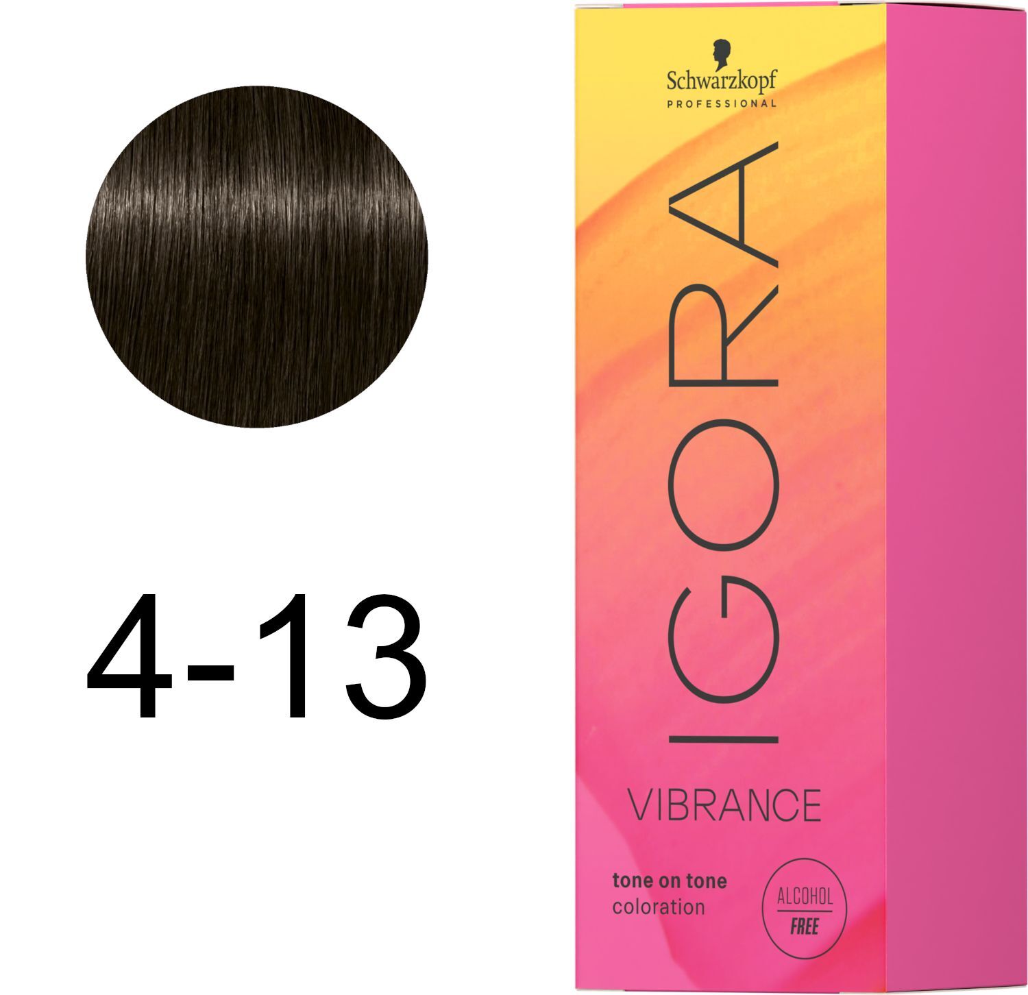 Фарба для волосся Igora Vibrance 4-13 Середньо-коричневий попелясто-матовий 60 млфото