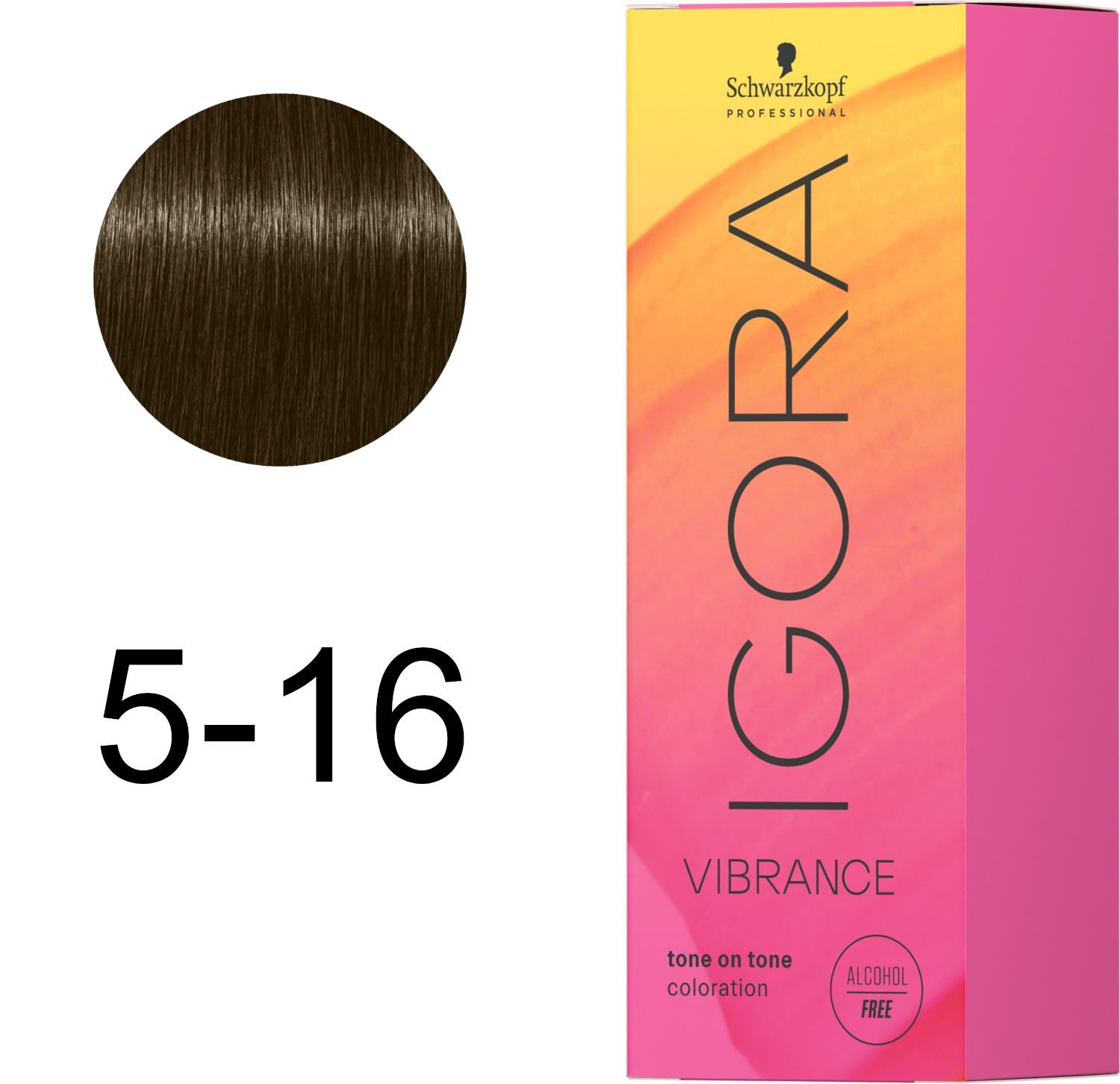 Фарба для волосся Igora Vibrance 5-16 Світло-коричневий попелясто-шоколадний 60 млфото