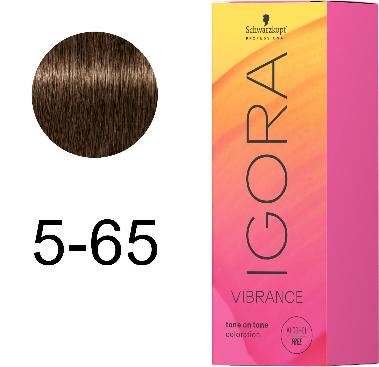 Фарба для волосся Igora Vibrance 5-65 Світло-коричневий шоколадно-золотистий 60 млфото2