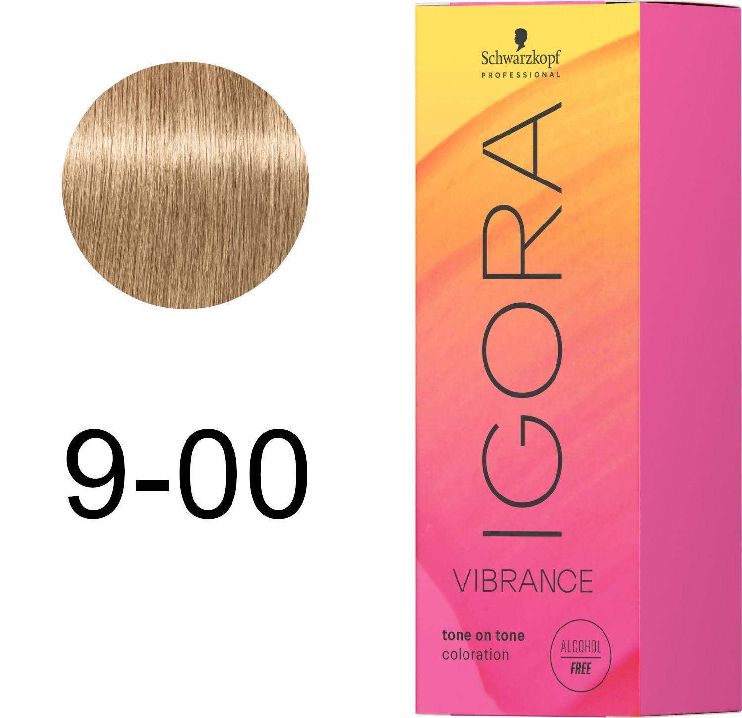 Краска для волос Igora Vibrance 9-00 Экстра светлый натуральный блонд 60 мл фото 2