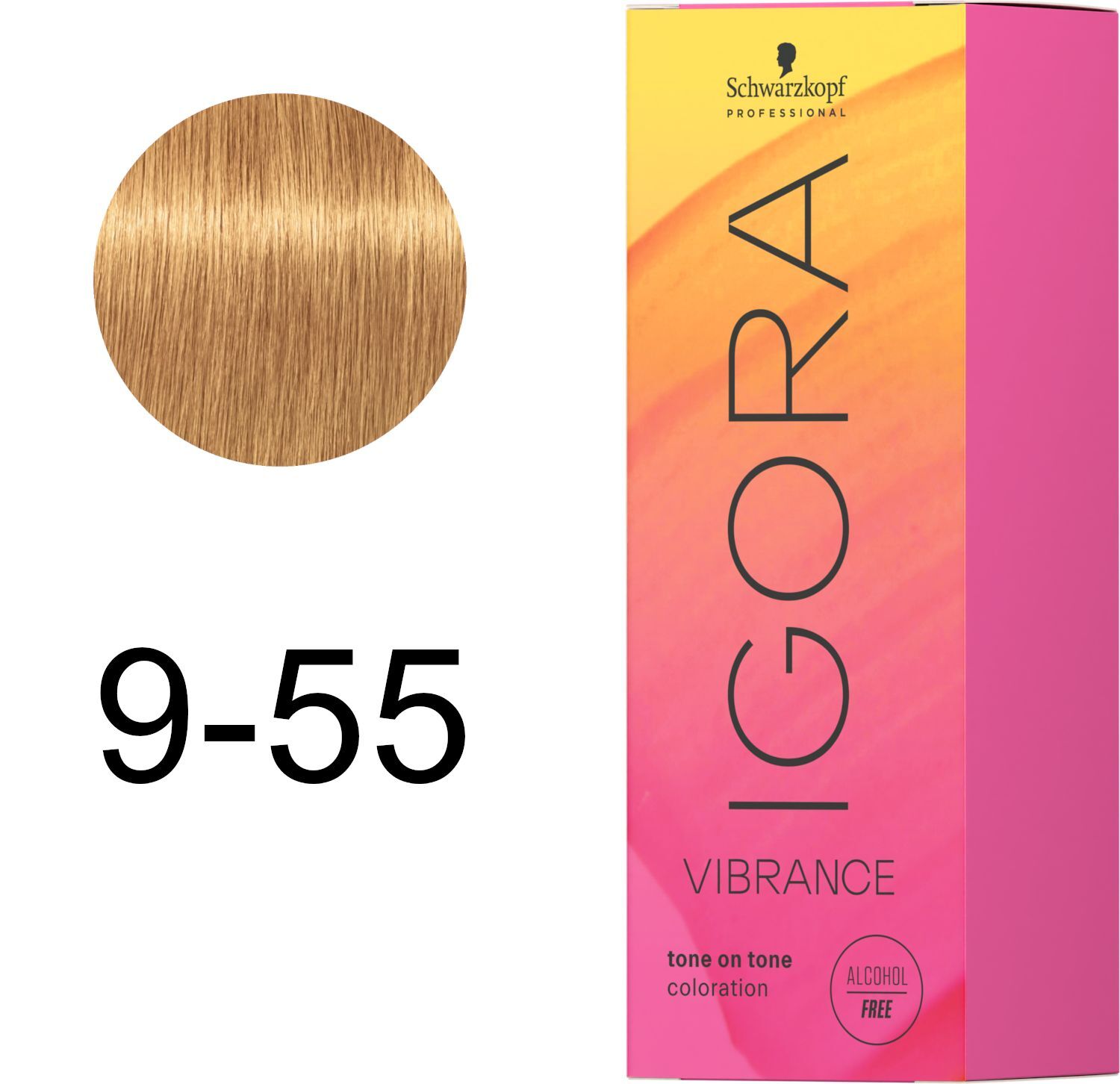 Краска для волос Igora Vibrance 9-55 Экстра светло-русый золотистый экстра 60 мл фото 