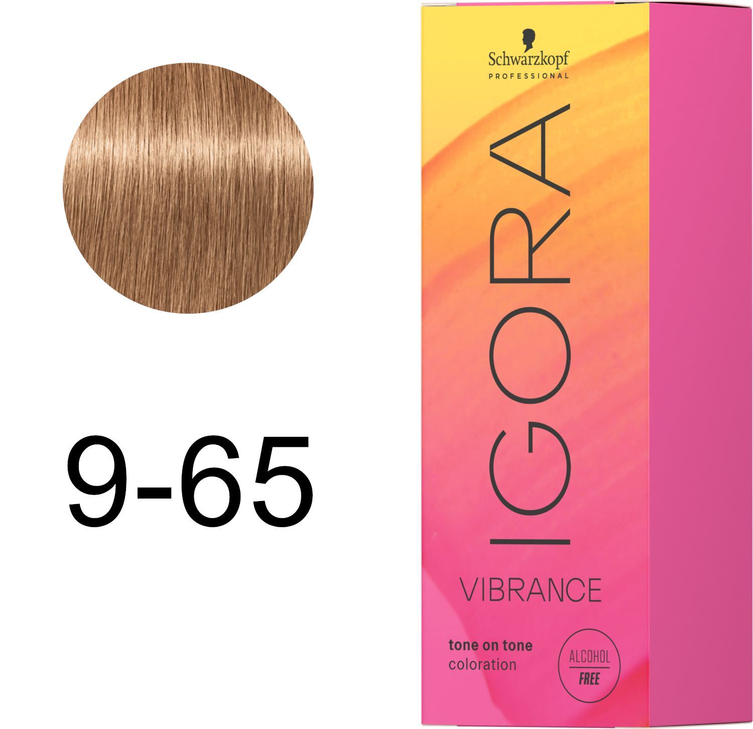 Краска для волос Igora Vibrance 9-65 Очень светлый блонд шоколадно-золотистый 60 мл фото 2