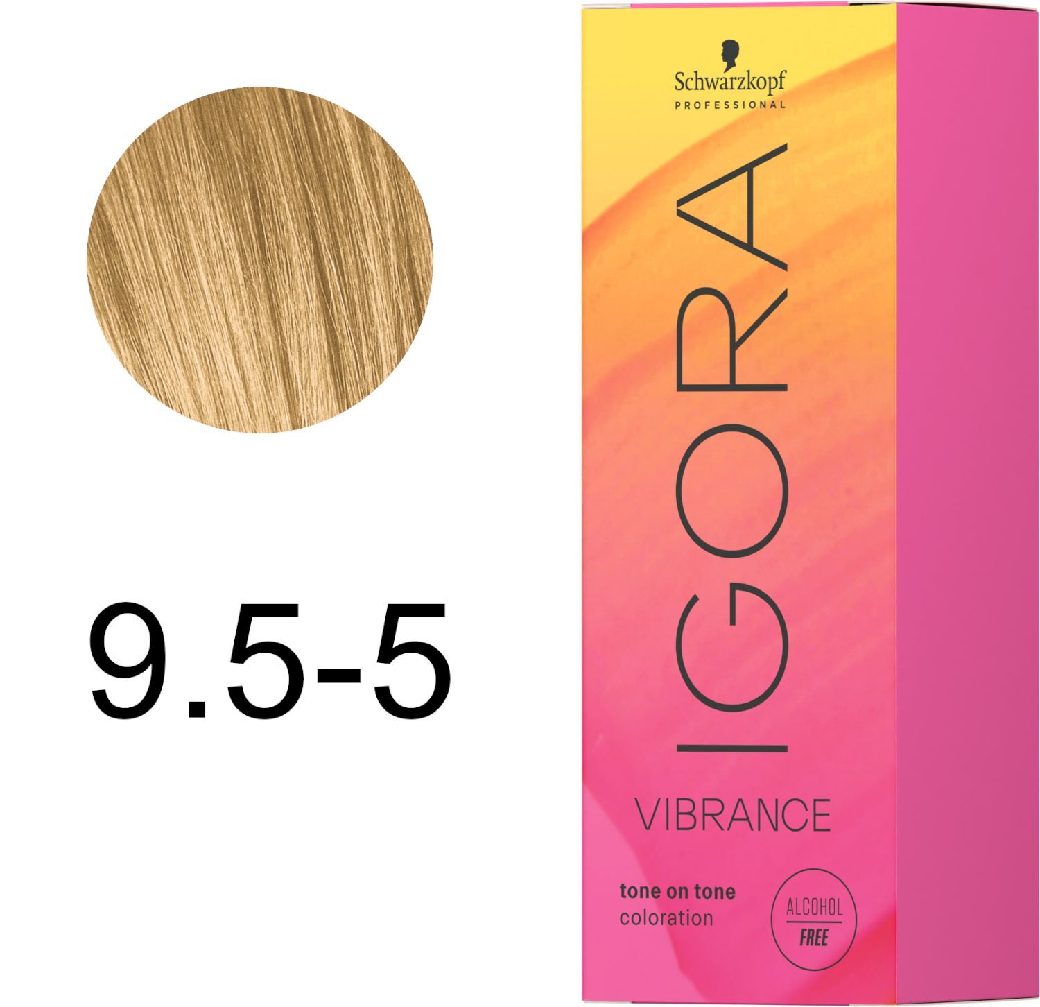 Фарба для волосся Igora Vibrance 9,5-5 Тонер золотистий 60 млфото