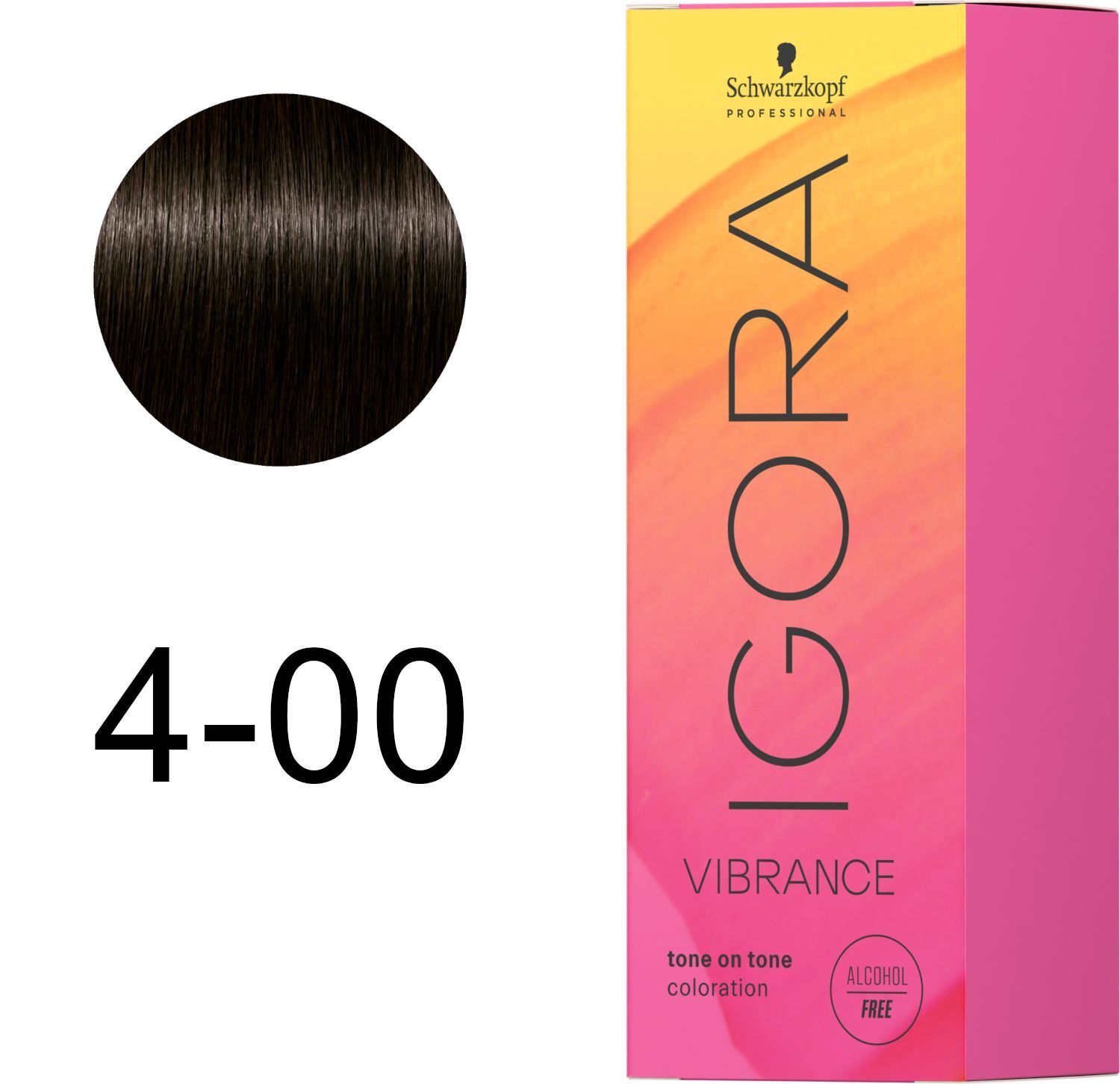 Краска для волос Igora Vibrance 4-00 Средне-коричневый природный экстра 60 мл фото