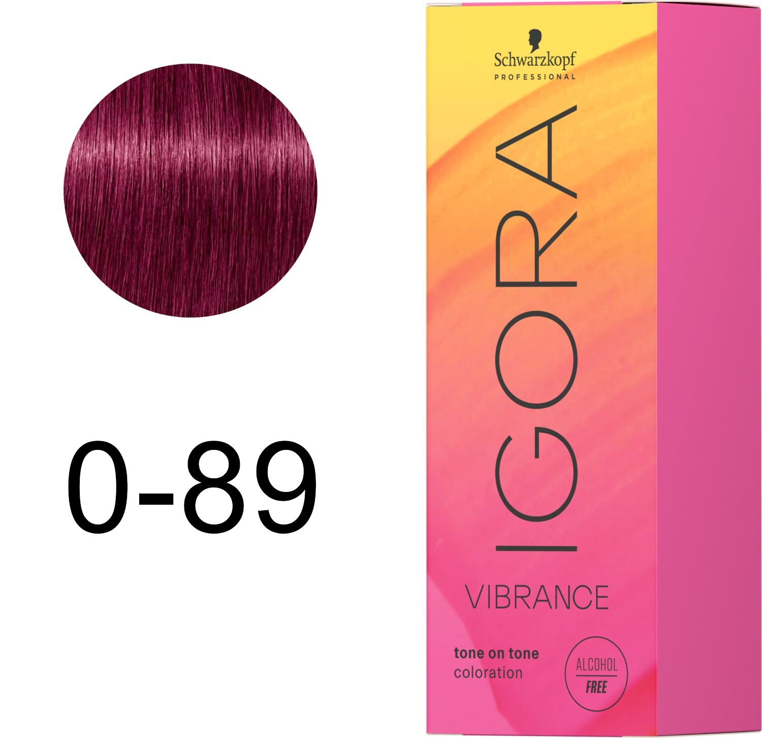 Фарба для волосся Igora Vibrance 0-89 Бустер червоно-фіолетовий концентрат 60 млфото2