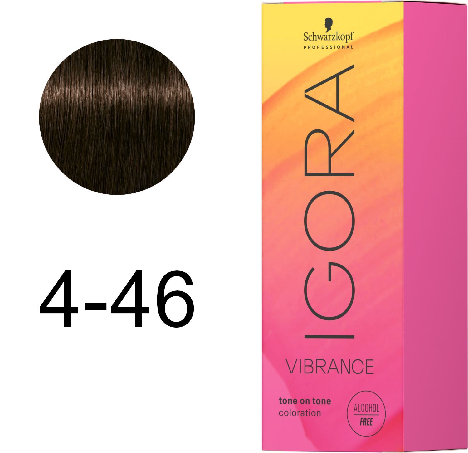 Фарба для волосся Igora Vibrance 4-46 Середньо-коричневий бежевий 60 млфото